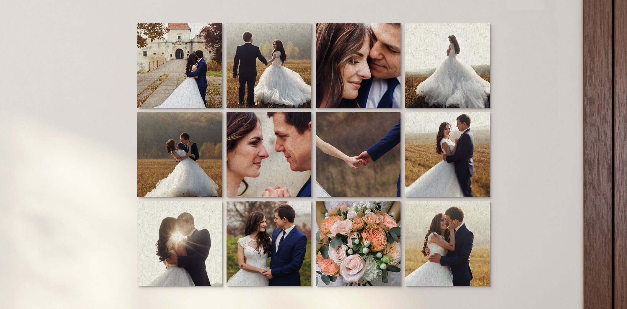 Photo sur toile prestige 12 x 12 po - Ensemble de 12