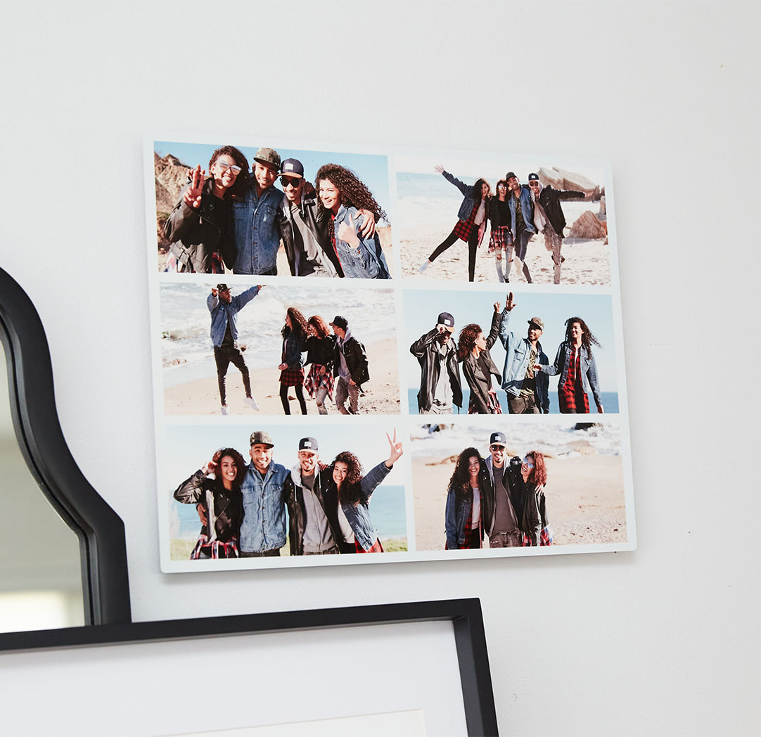 Photos sur plaque de métal de 11 x14 po