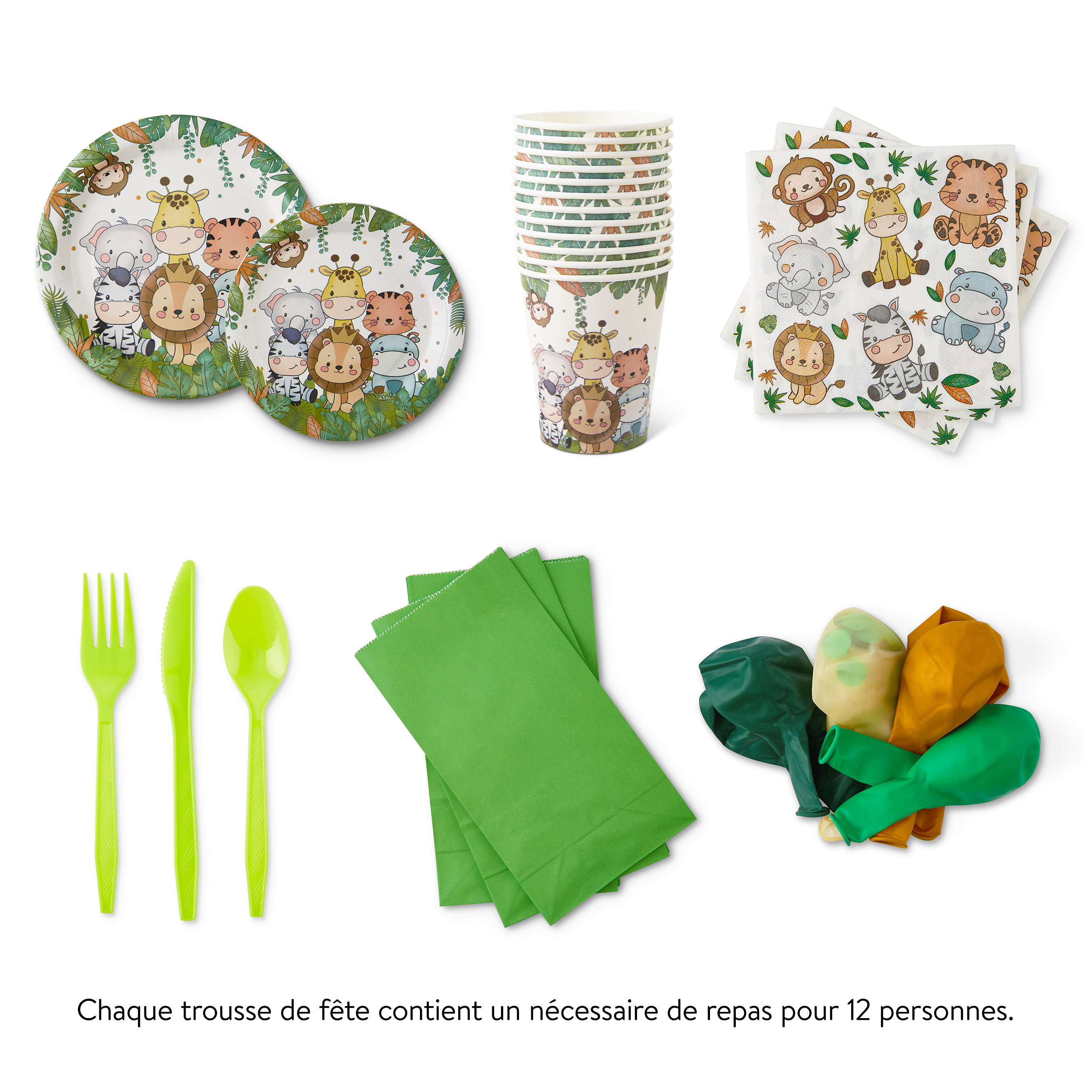 Jungle - Trousse de fête