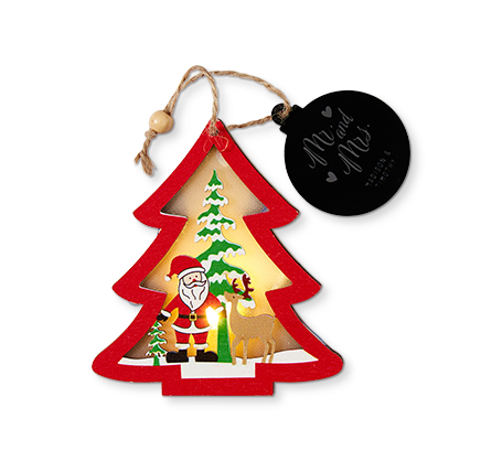 Personalized LED Ornament - Tree