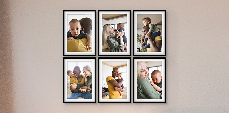 20x30 Black - Set of 6