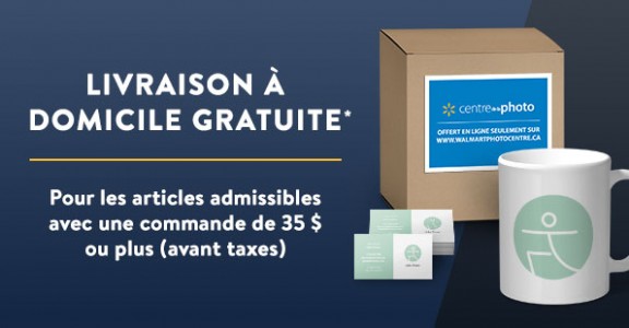 pour les articles admissibles avec une commande de 35 $ ou plus (avant taxes).