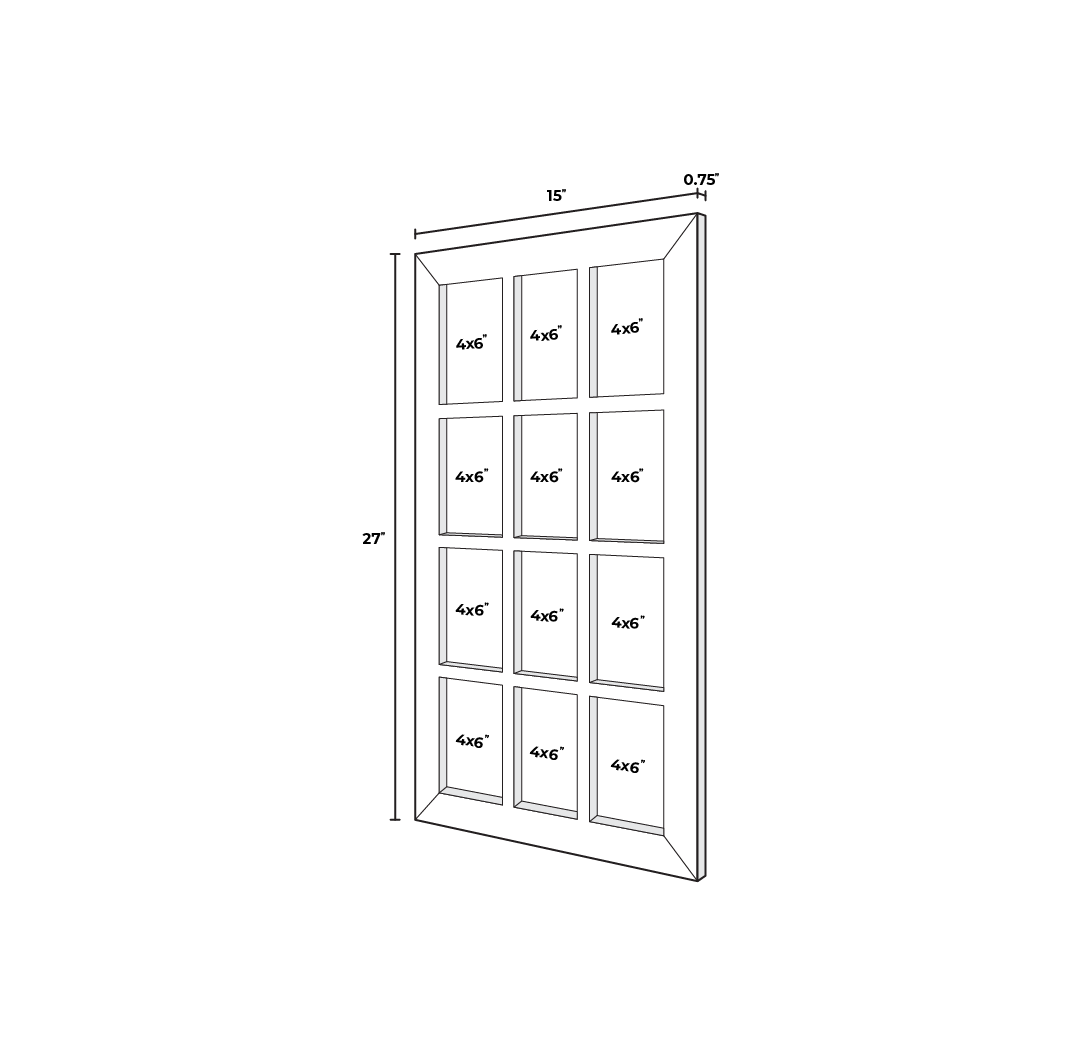 4x6 White Rustic Frame (12)