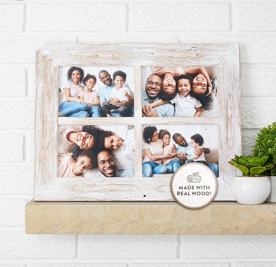5x7 White Rustic Frame (4)