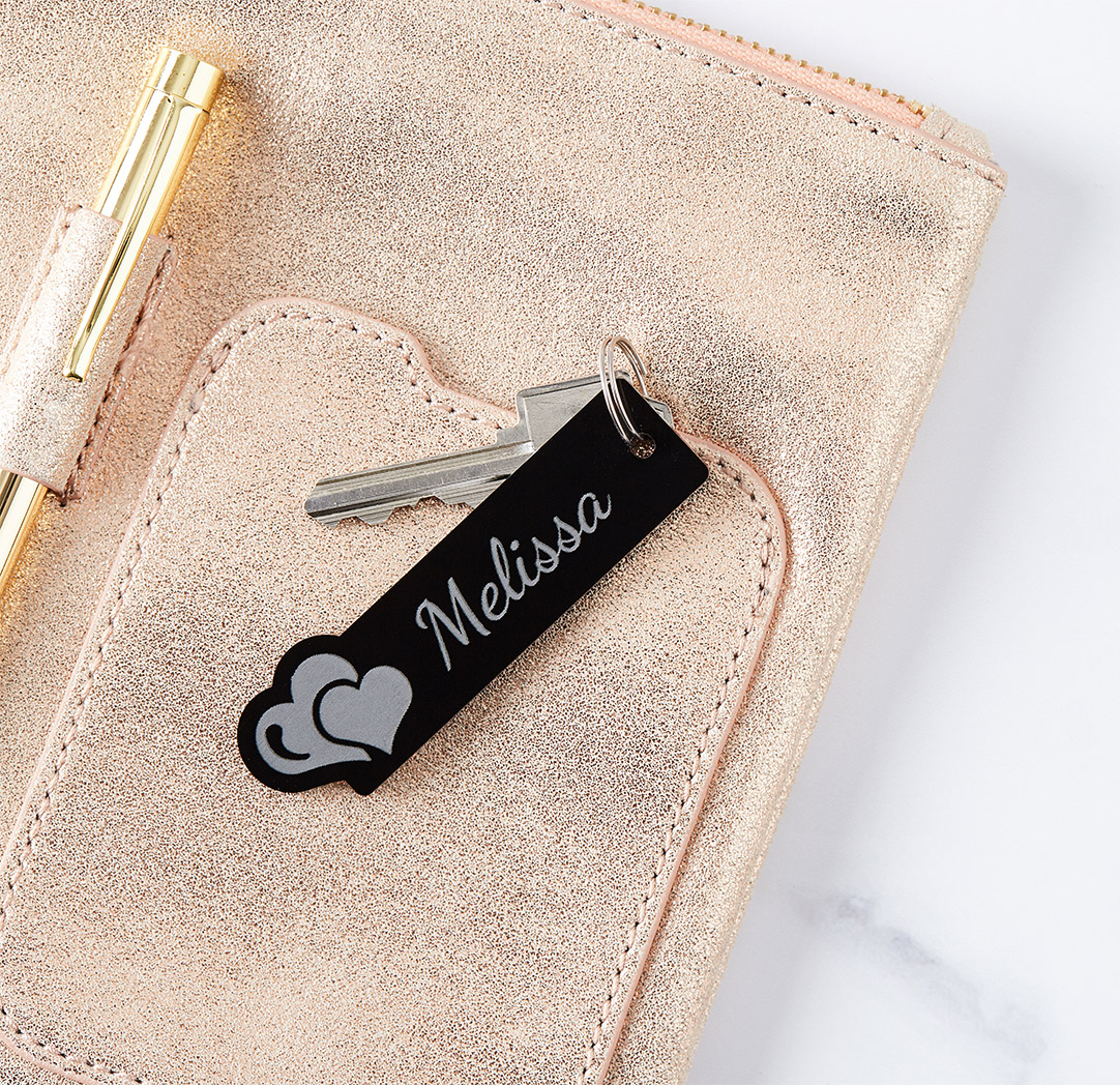 Double Heart - Black