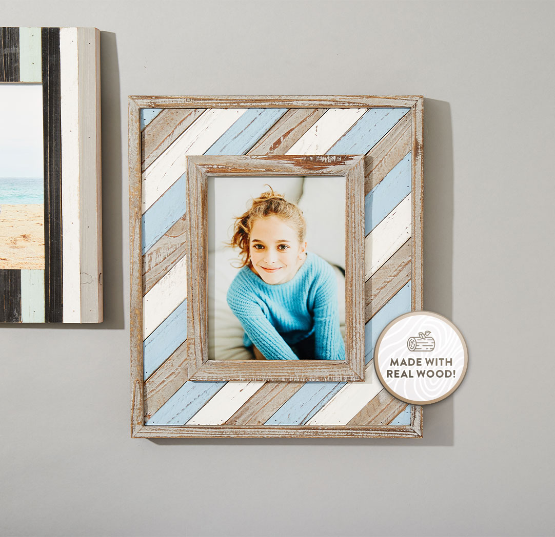 6x8 Diagonal Stripe Frame
