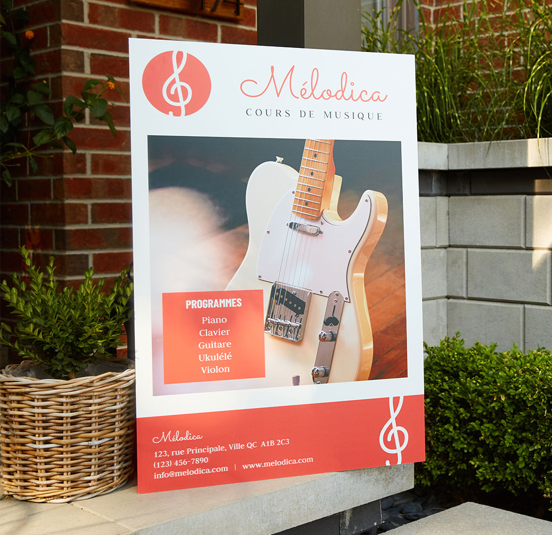 Affiches sur métal de 24 x 36 pouces