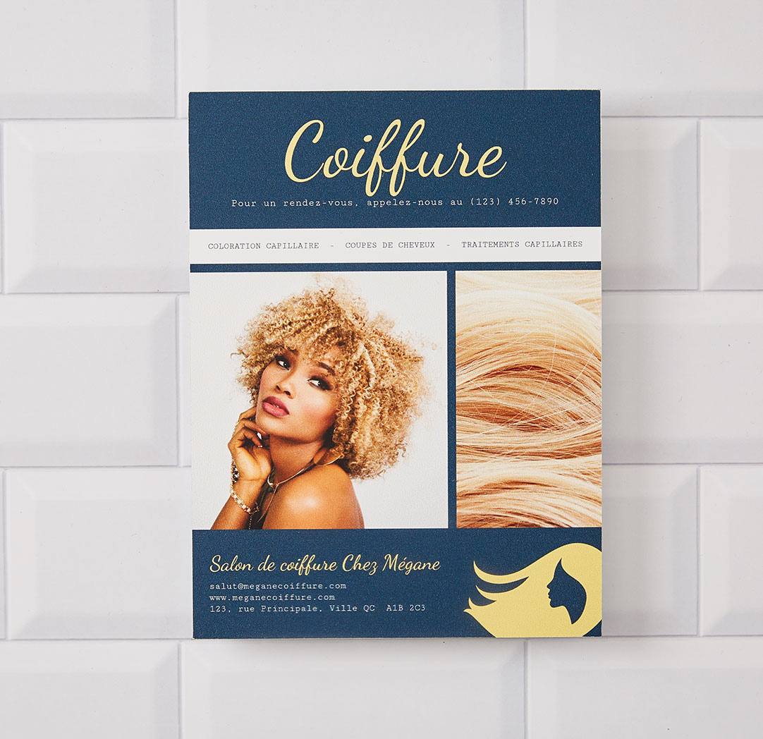 Affiches sur métal de 8 x 6 pouces