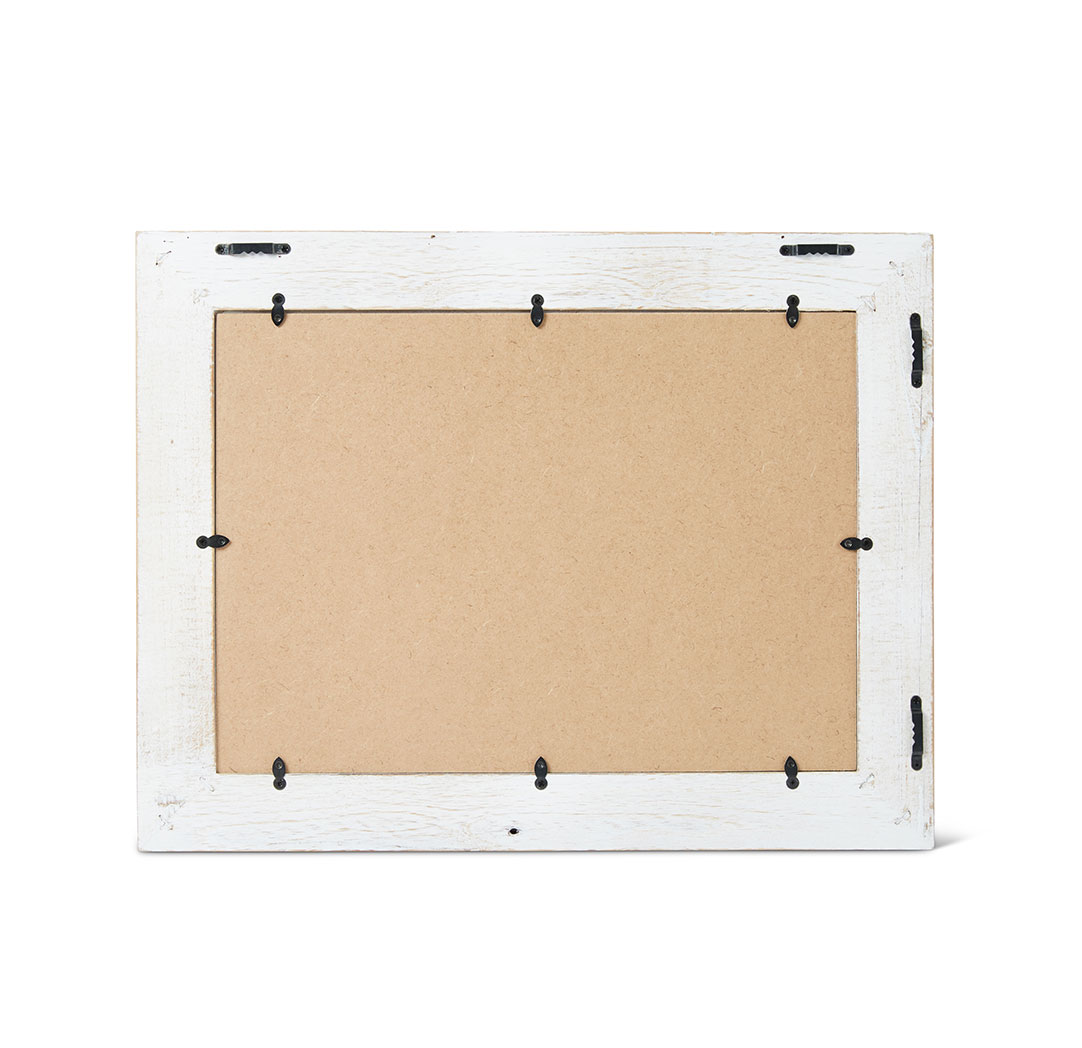 Cadre blanc rustique 5 x 7 po (4)