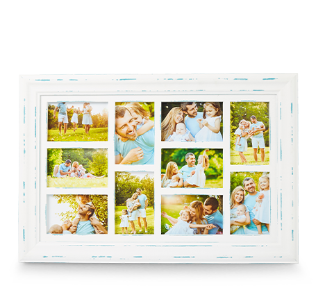 4x6 White Distressed Frame (10)