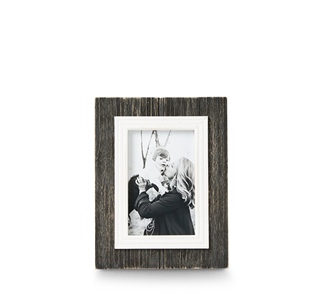 Cadre noir rustique 4 x 6 po