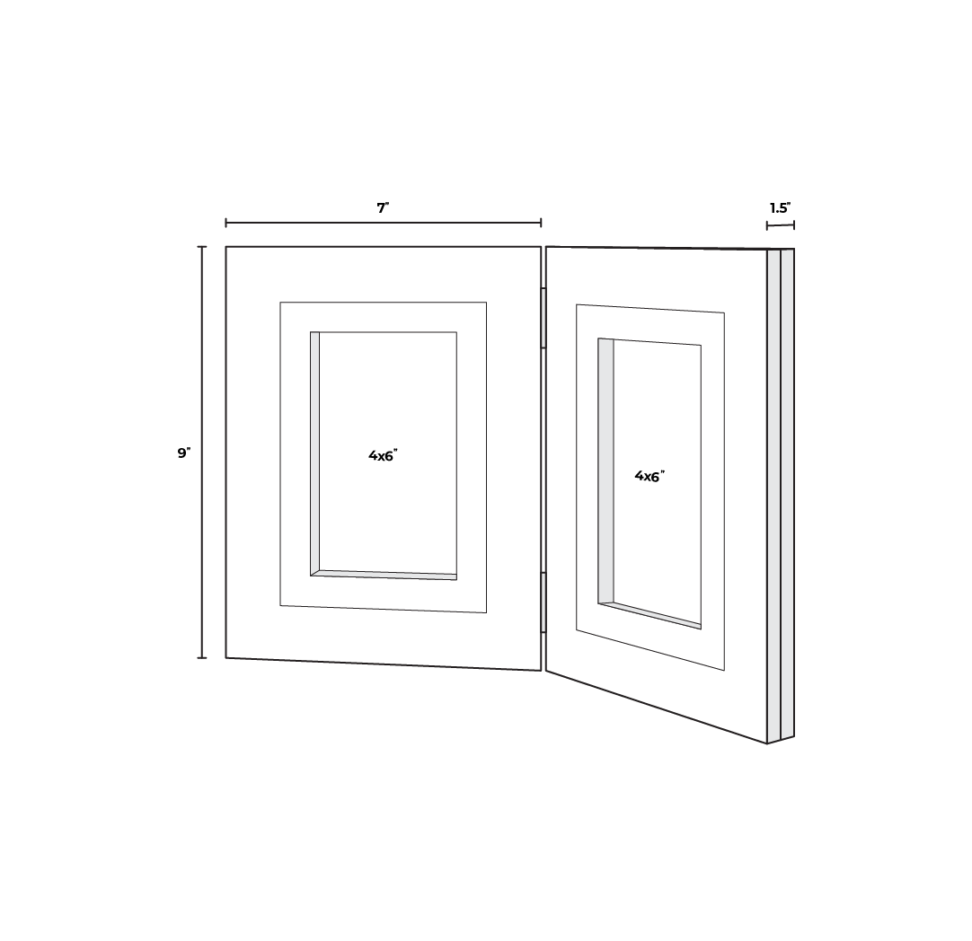 4x6 Brown Rustic Frame (2)