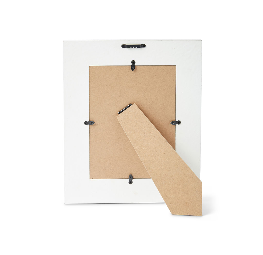 Cadre à motif d’éventail sculpté 6 x 8 po